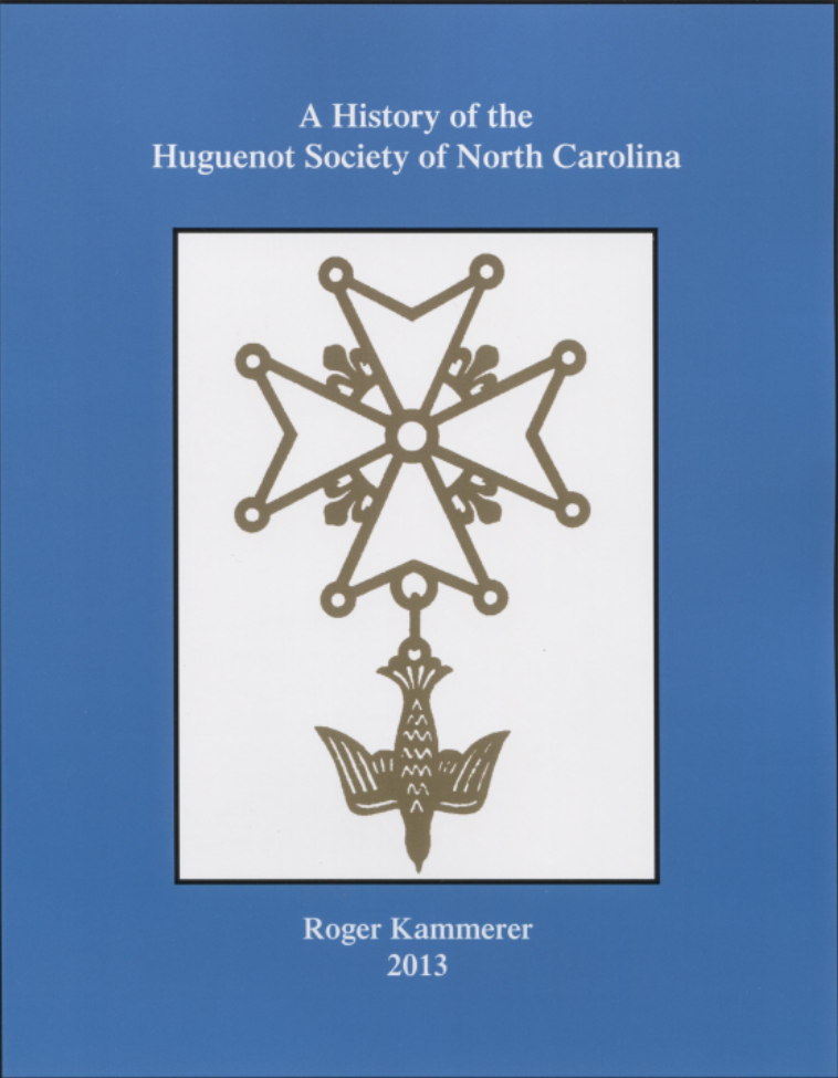Picture of Huguenot Society of NC History Book